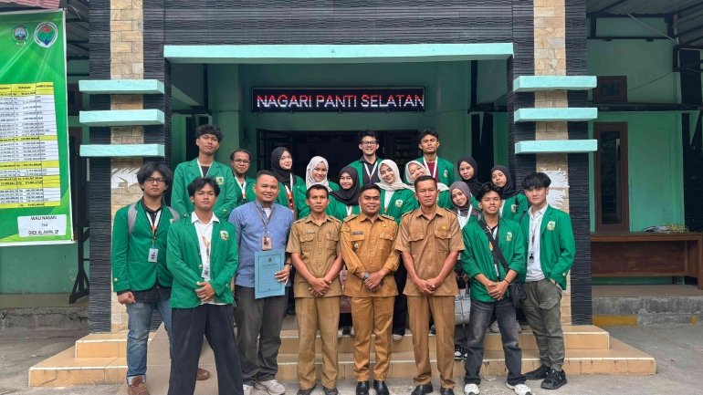 KKN Reguler II Universitas Andalas Resmi Dimulai, Mahasiswa Siap Bersinergi Membangun Nagari Panti Selatan, Khususnya pada Program Nagari Creative Hub