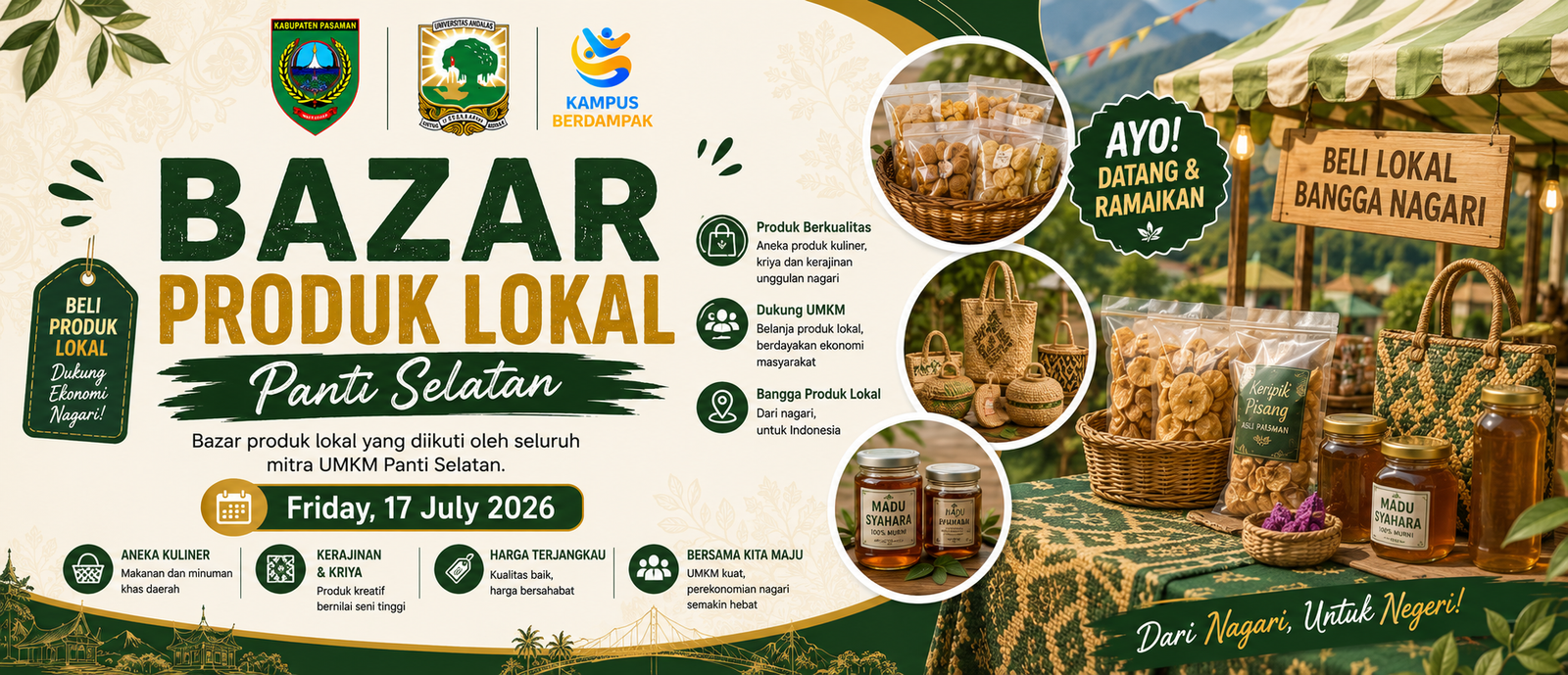 Bazar Produk Lokal Panti Selatan