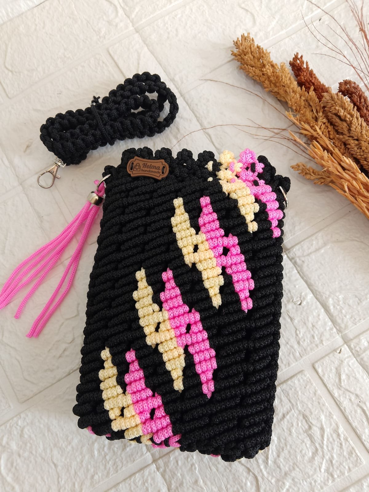 Tas Motif Zigzag